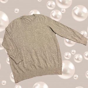 Pearl SWEATER with Pearl Embellishments XL